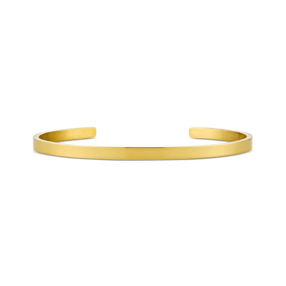Orelia Simple Metal Cuff armbånd guld rustfrit stål