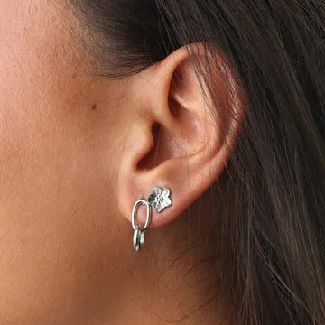 TIMI OF SWEDEN Sadia flower studs par vandtætte 8,5 mm