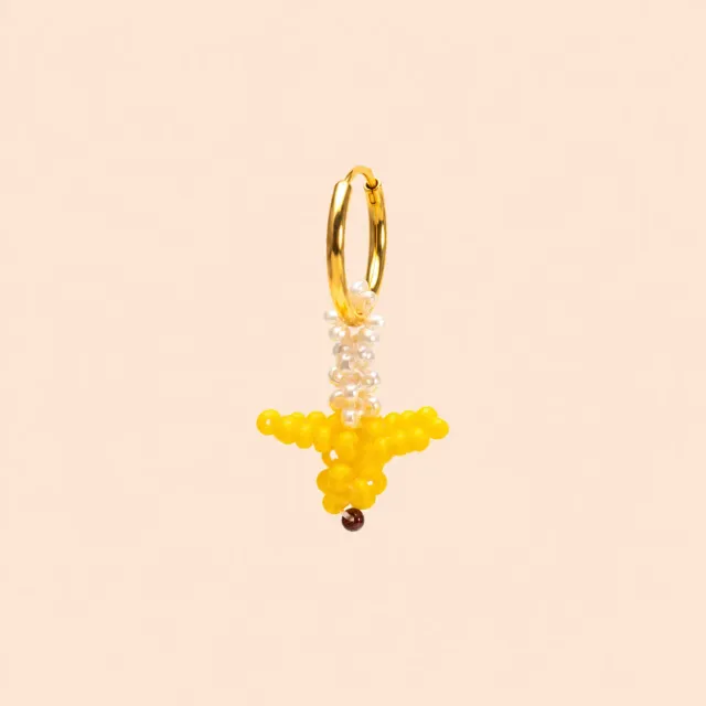 Lulo Jewelry Banana Hoop øreringe guld banan