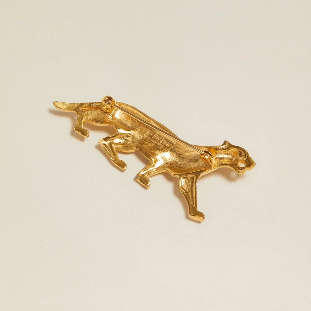 Orelia Vintage Polished Panther broche unik