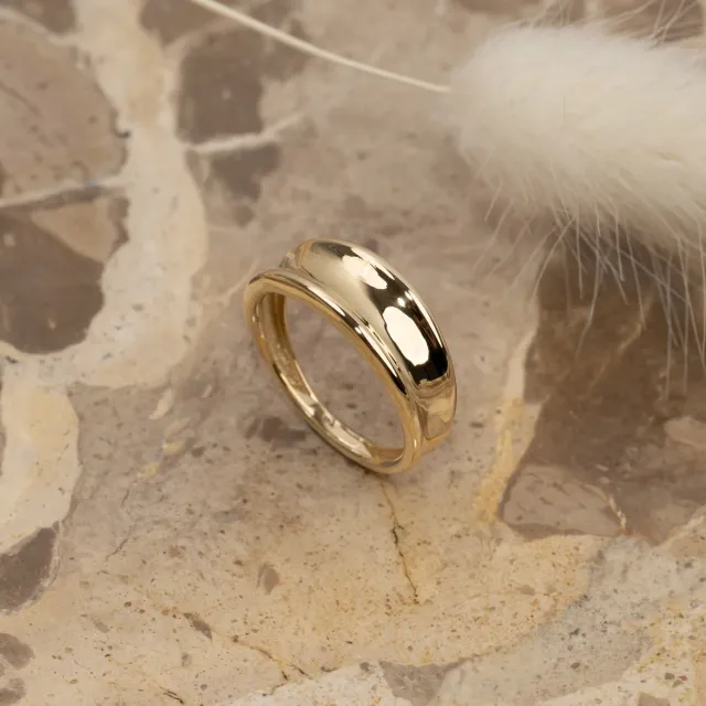 Sisi Copenhagen Filippa ring 7mm massiv 9kt guld