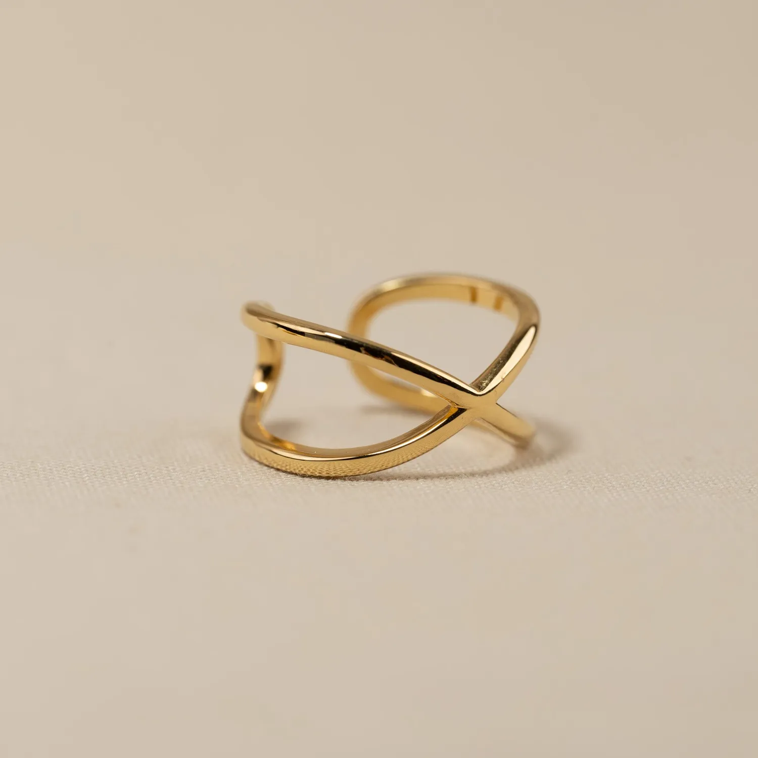 Sisi Copenhagen Anastasia ring forgyldt justerbar