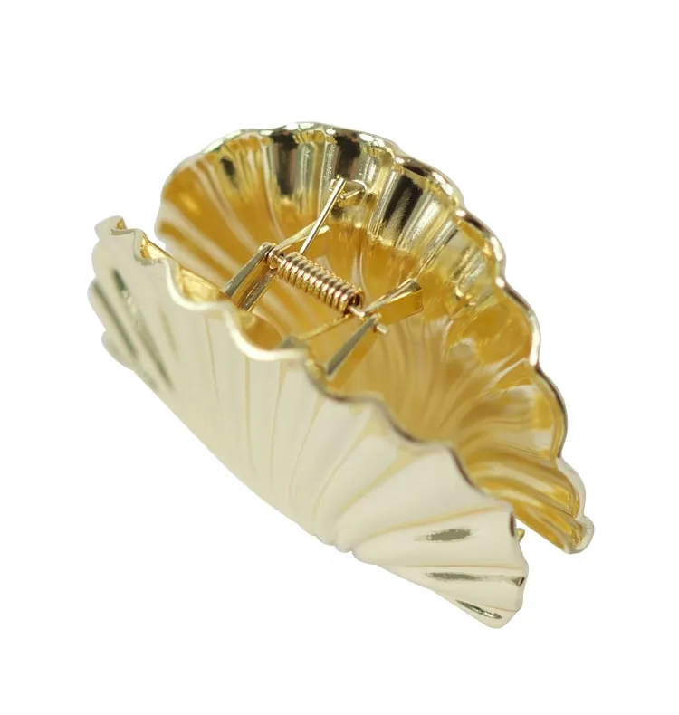 Wos UP Shell hårspænde guld 9,3 cm