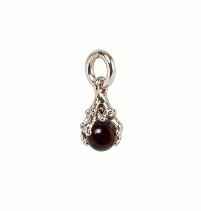 Wos Bedazzled charm sølv månedssten