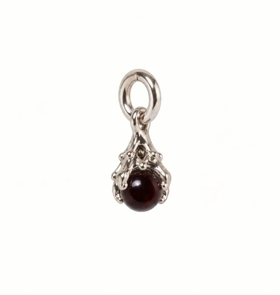 Wos Bedazzled charm sølv månedssten