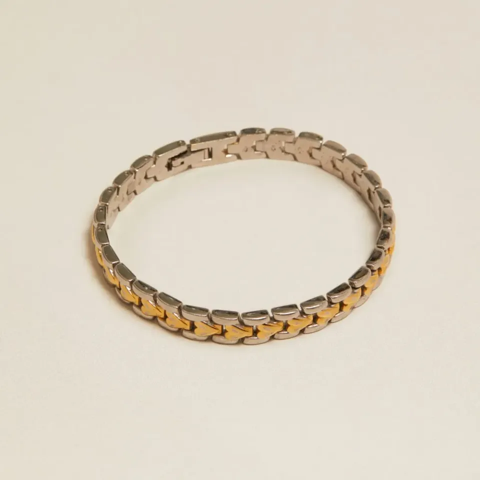 Orelia Vintage Mixed Metal Heart armbånd hjerteled