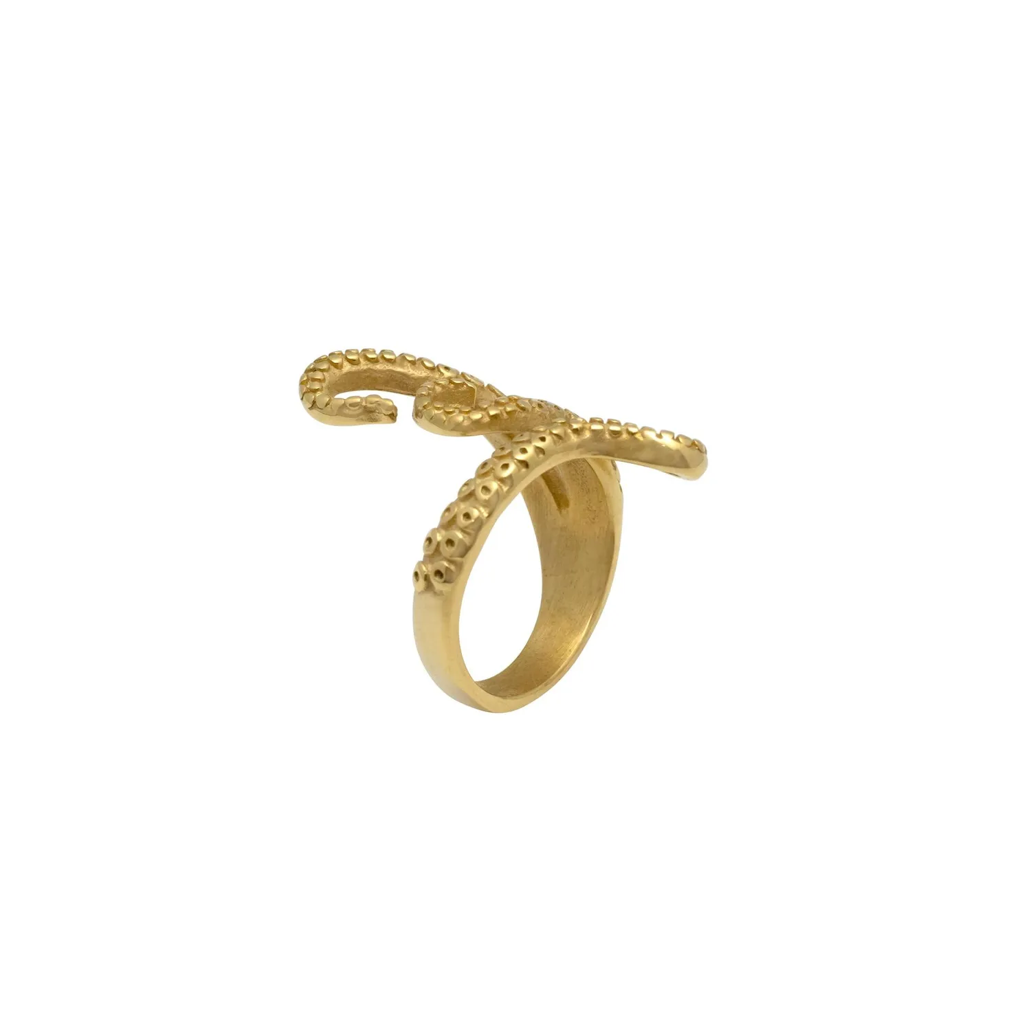 Wos Up Payton ring forgyldt blæksprutte