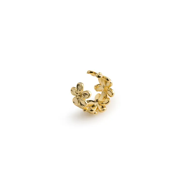 TIMI OF SWEDEN Xiao ear cuff blomst guld 8,5 mm single