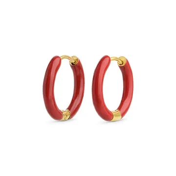 TIMI OF SWEDEN Kaja hoop øreringe 17mm stål