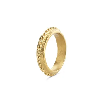 TIMI OF SWEDEN Alessia bubble ring forgyldt waterproof