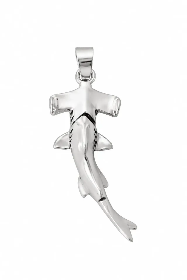 Wos Hammarhaj charm 925 sølv 4 cm