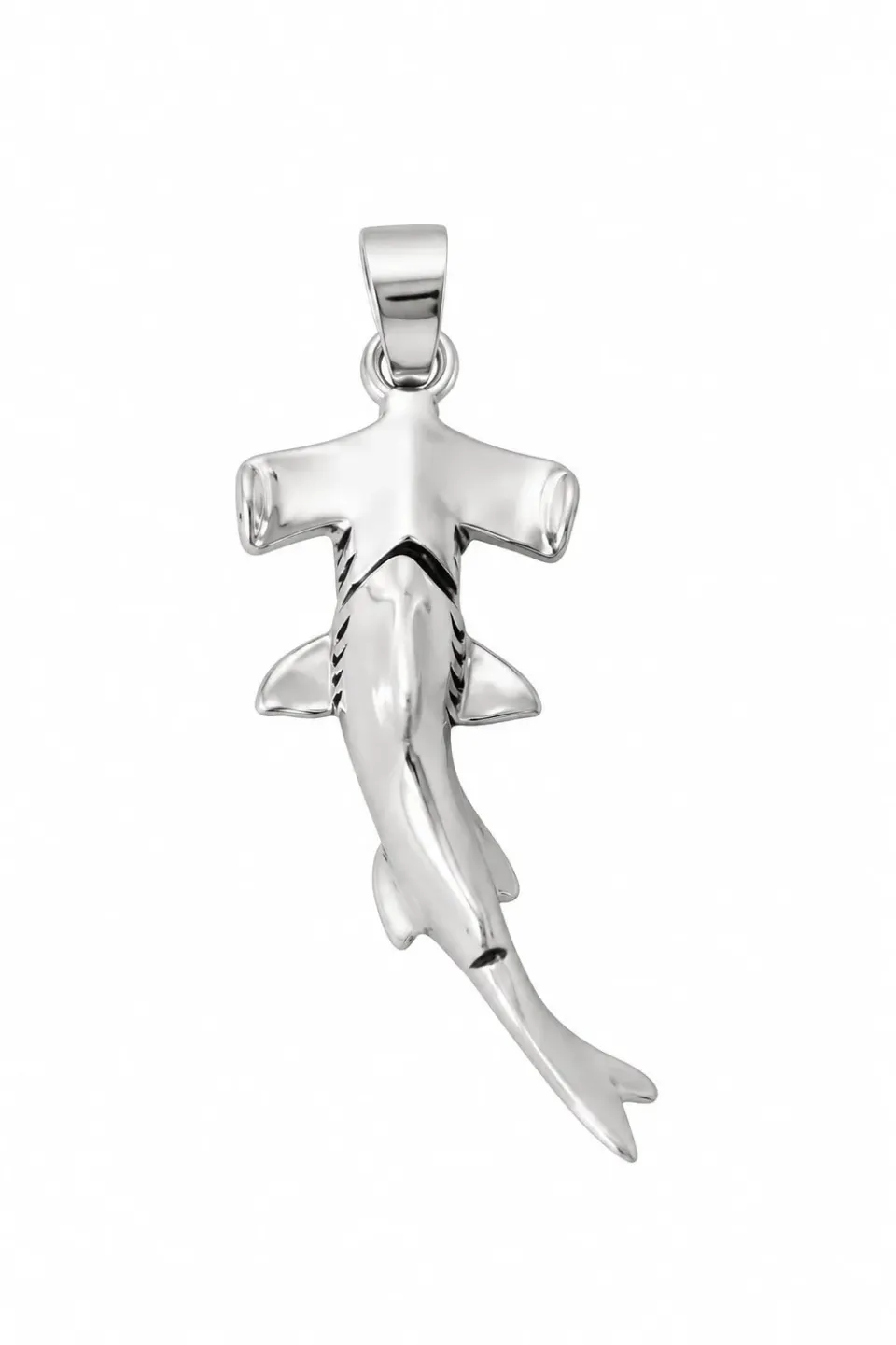 Wos Hammarhaj charm 925 sølv 4 cm