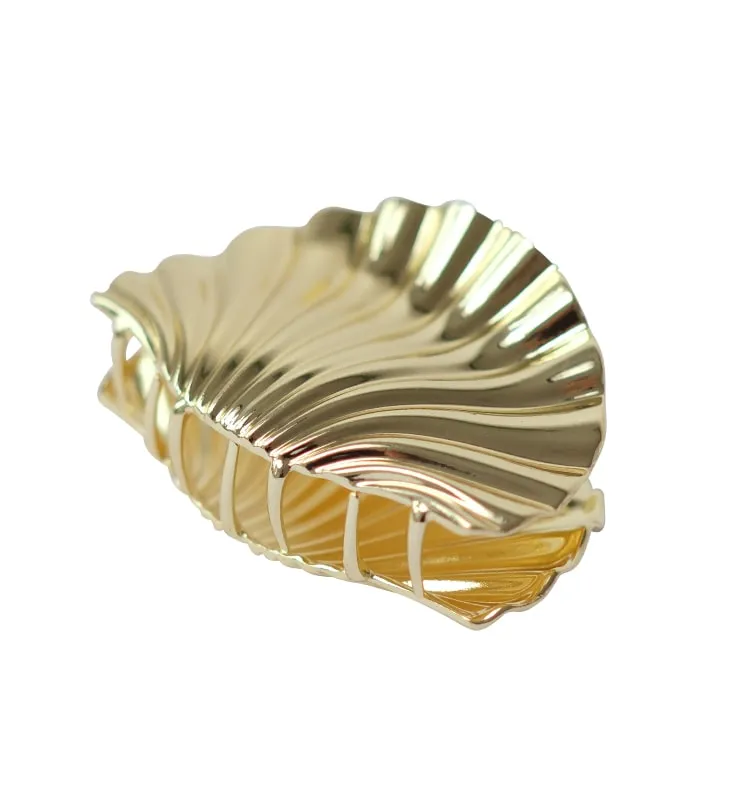 Wos UP Shell hårspænde guld 9,3 cm