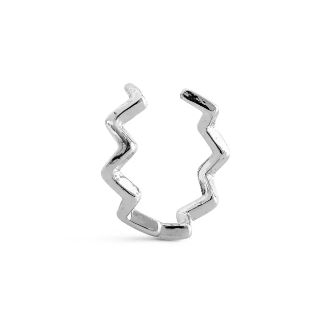 TIMI OF SWEDEN Eila ear cuff øreringe rustfrit stål sølv