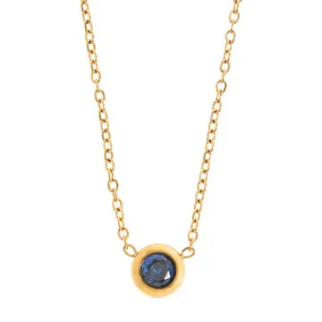 TIMI OF SWEDEN Chakra Crystal halskæde stål