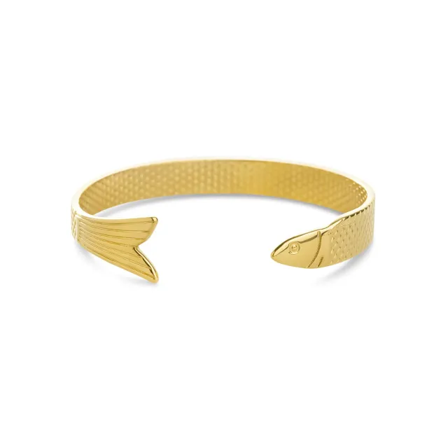 TIMI OF SWEDEN Erle Fisk armbånd sølv waterproof