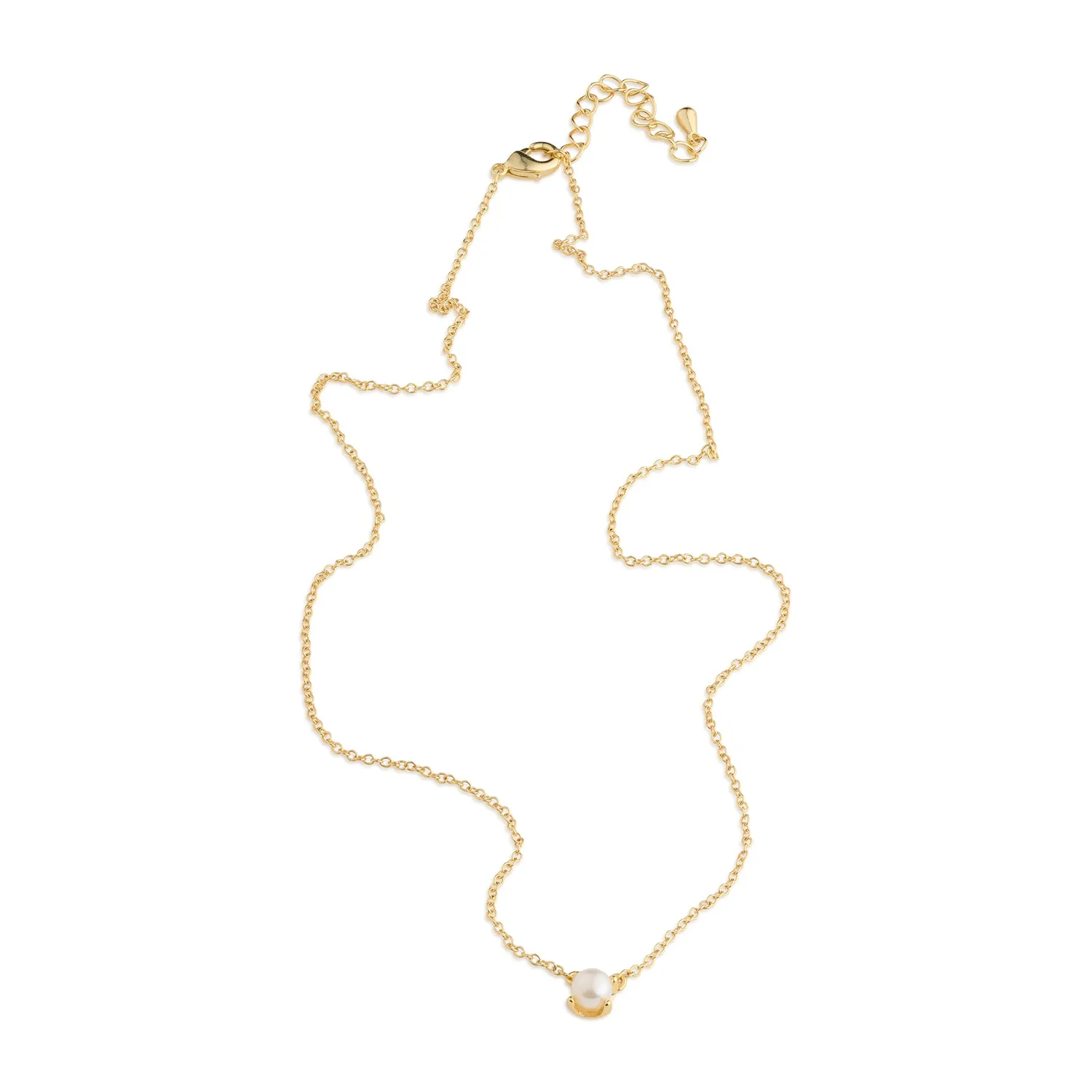 TIMI OF SWEDEN Essie perle halskæde guld 38 cm 5,5 mm