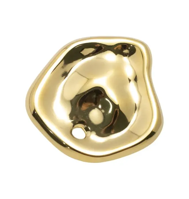 Wos Elise broche forgyldt 4,5 cm