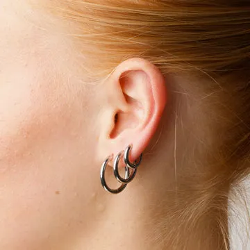 TIMI OF SWEDEN Hollie hoop øreringe 21 mm rustfrit stål