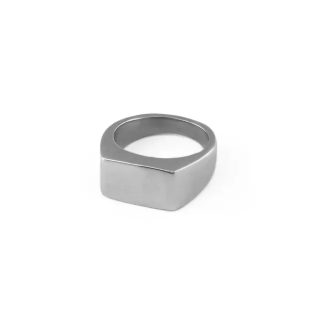Orelia Chunky Signet ring sølv gravering S/M M/L