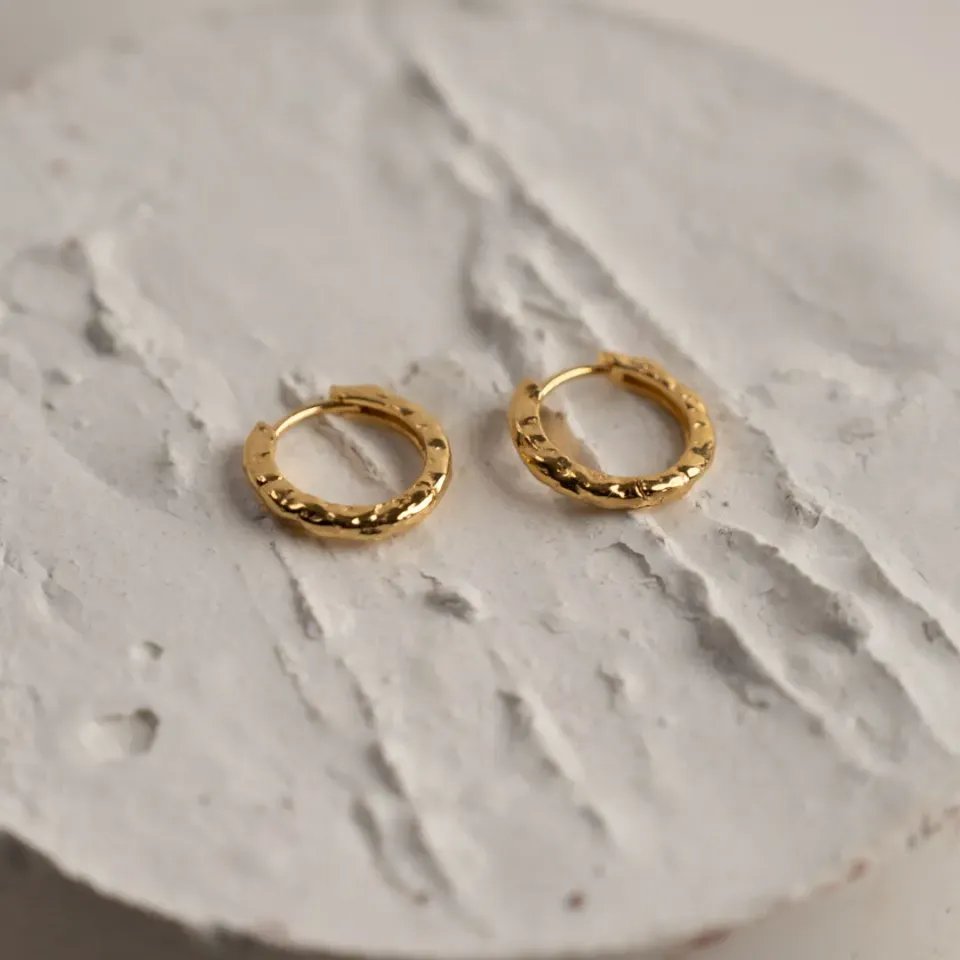 Sisi Copenhagen Selina creoløreringe forgyldt 15 mm
