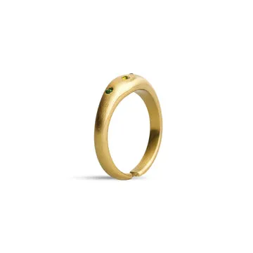 TIMI OF SWEDEN Eline crystal ring stål str. 17,5