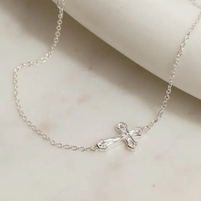Sisi Copenhagen Dagmar Cross armbånd sølv 16+4 cm