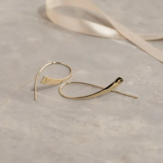Sisi Copenhagen Kaja creoler guld 38 mm par