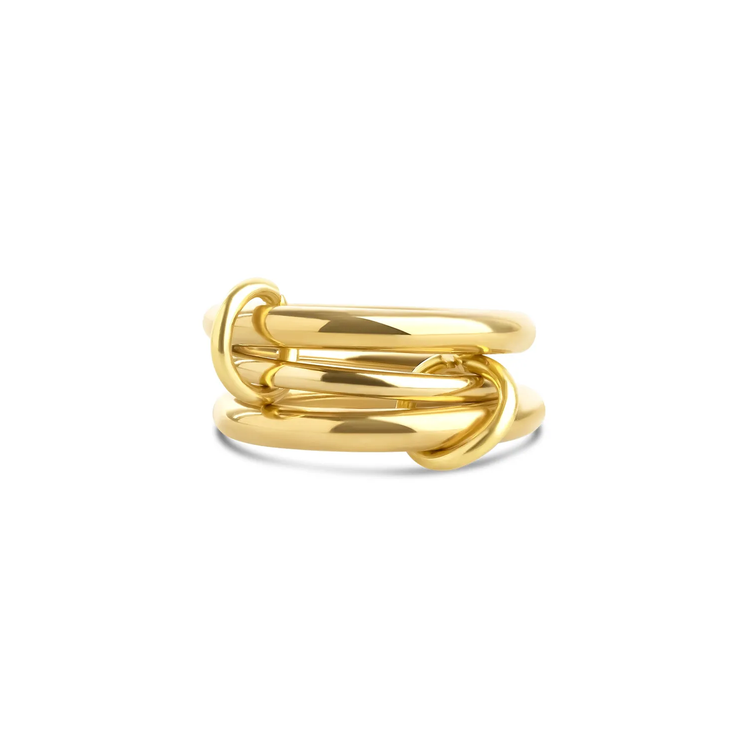 TIMI OF SWEDEN Irene stablet ring slank guld sølv waterproof