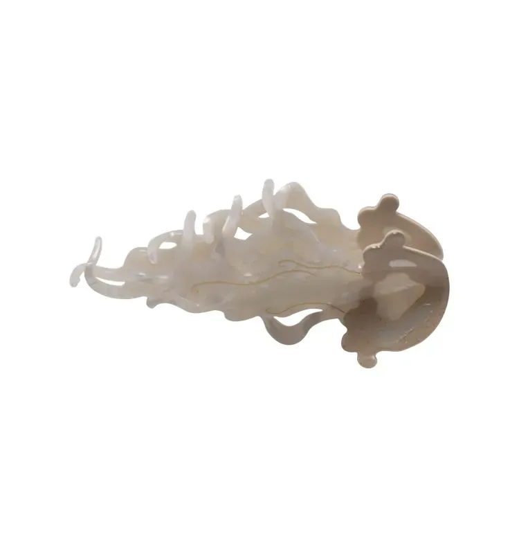 Wos Up Jellyfish hårspænde creme 12,8 cm