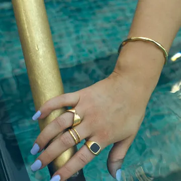 TIMI OF SWEDEN Bamboo Bangle armbånd stål vandtæt
