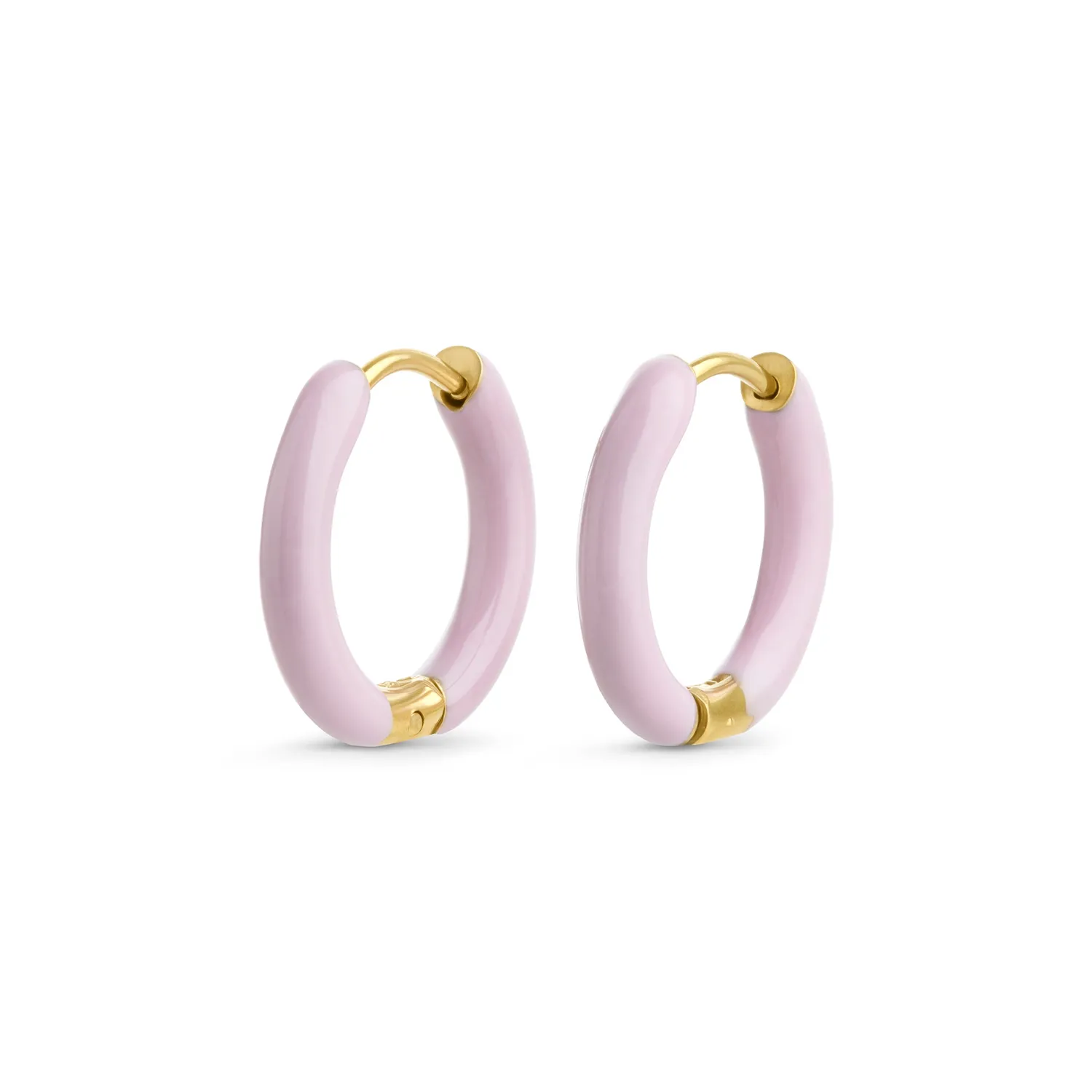 TIMI OF SWEDEN Kaja hoop øreringe hvid 17 mm