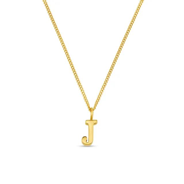 Orelia LUXE J Initial halskæde guld