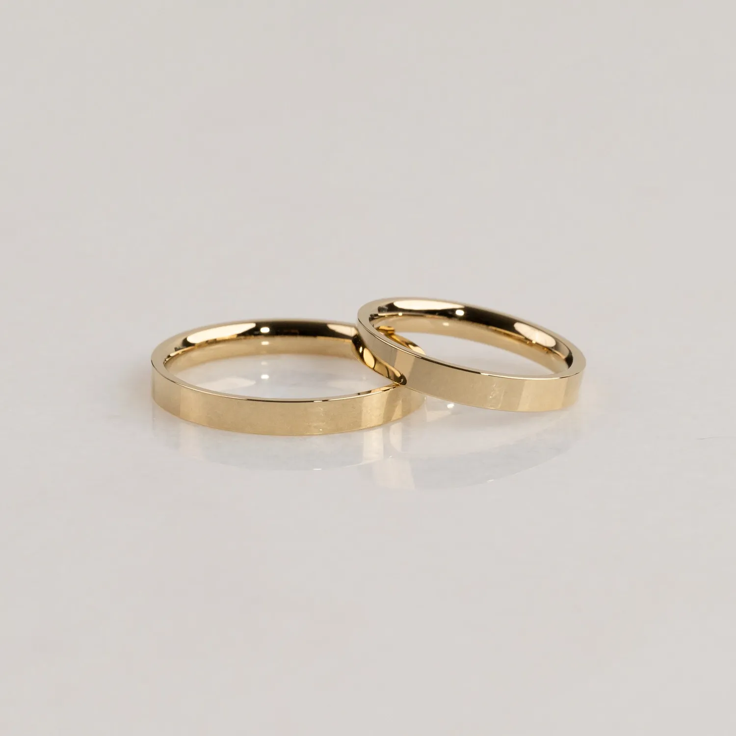 Sisi Copenhagen Simple Flat Comfort vielsesring 3,5 mm guld