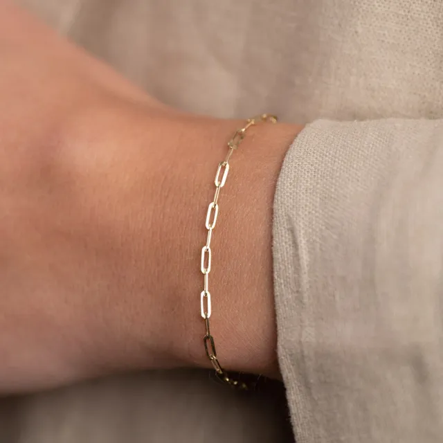 Sisi Copenhagen Alma Medium armbånd guld 9 kt 20 cm