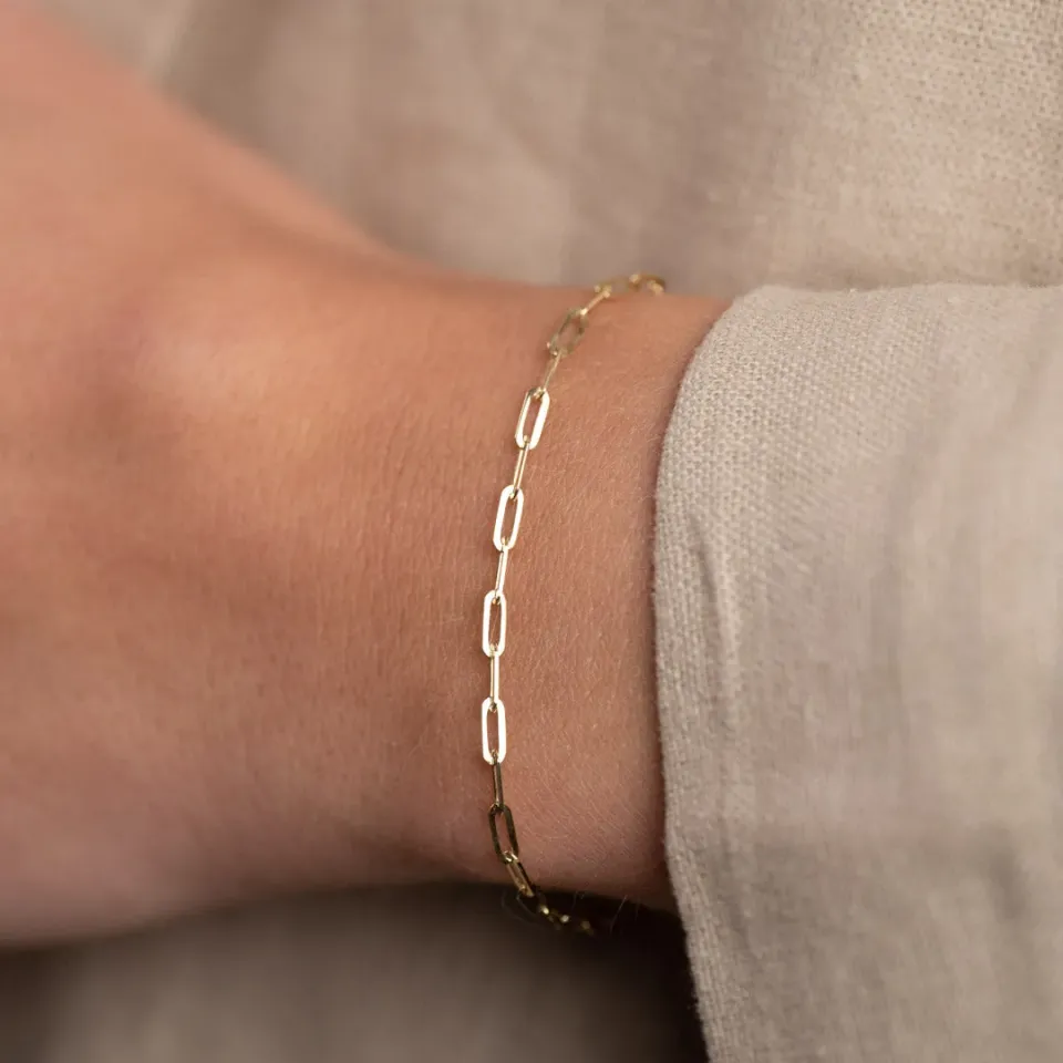 Sisi Copenhagen Alma Medium armbånd guld 9 kt 20 cm