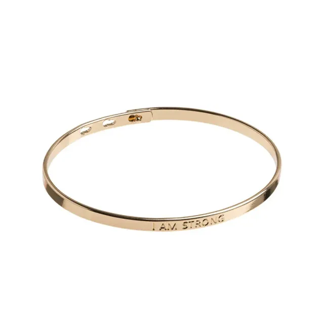 TIMI OF SWEDEN I Am Strong armbånd guld bangle