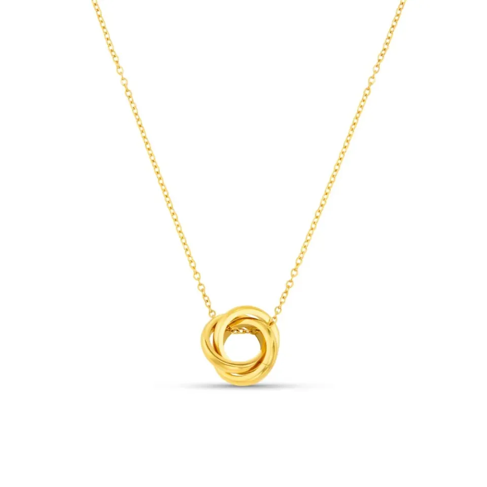 Orelia Mini Interlocking halskæde guld vandtæt