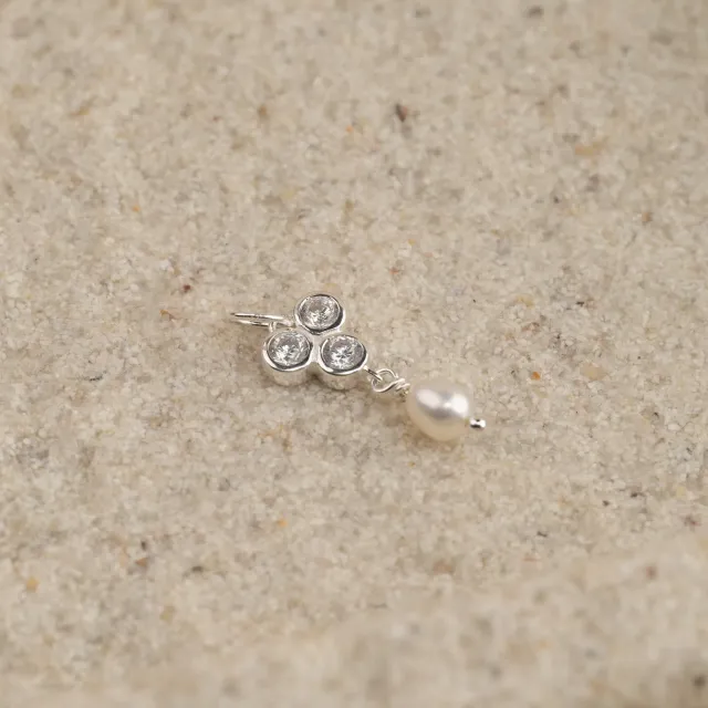 Sisi Copenhagen Louise Pearl Silver vedhæng sølv perle