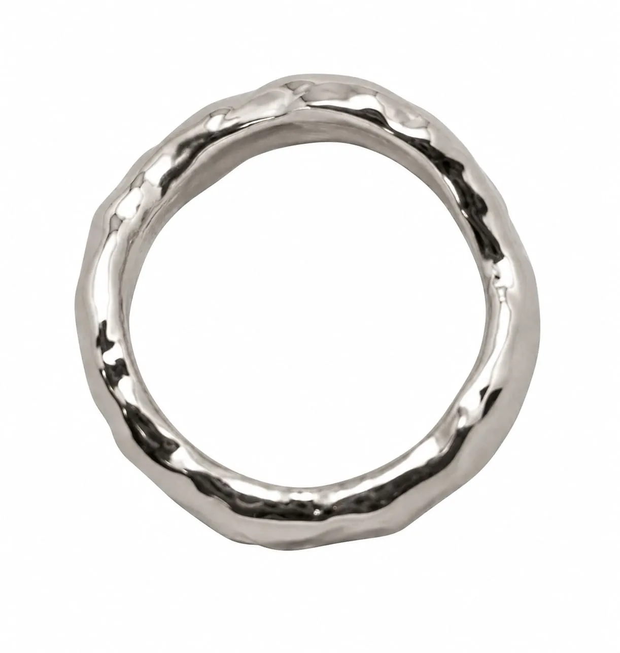 Wos WOS UP Sam ring sølv bølge 5 mm