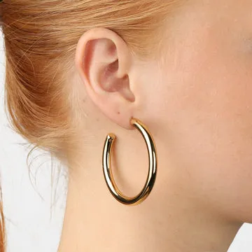 TIMI OF SWEDEN Stine hoop øreringe stål 40 mm vandtætte