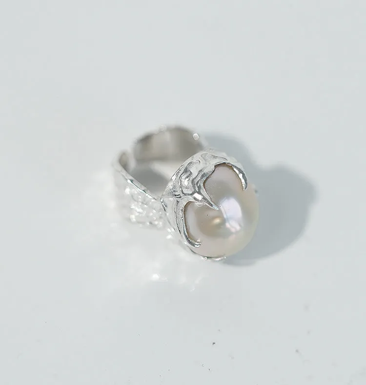 Wos Bedazzled Draco ring sølv justerbar