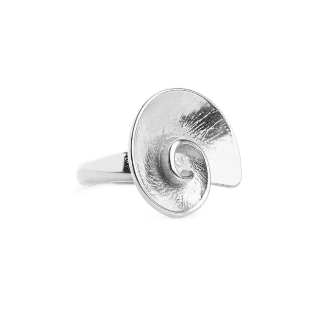 TIMI OF SWEDEN Marla shell ring forgyldt statement 25,6 mm