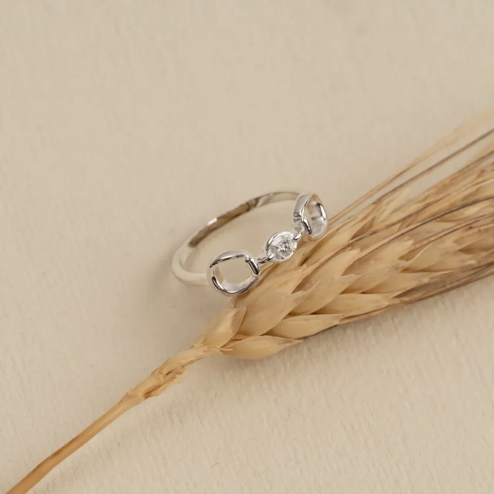 Sisi Copenhagen Sigge Crystal ring sølv zirkonia