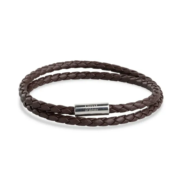 TIMI OF SWEDEN Kim Rope armbånd sølv rustfrit stål 42 cm