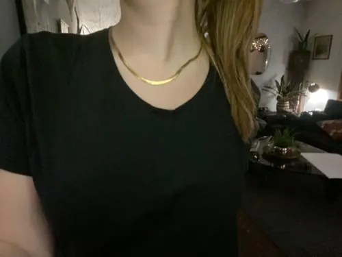 TIMI OF SWEDEN Ivy halskæde snake chain rustfrit stål 46 cm