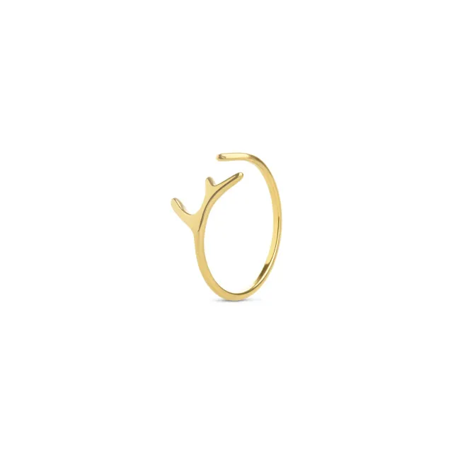 TIMI OF SWEDEN Janna ring gren sølv waterproof
