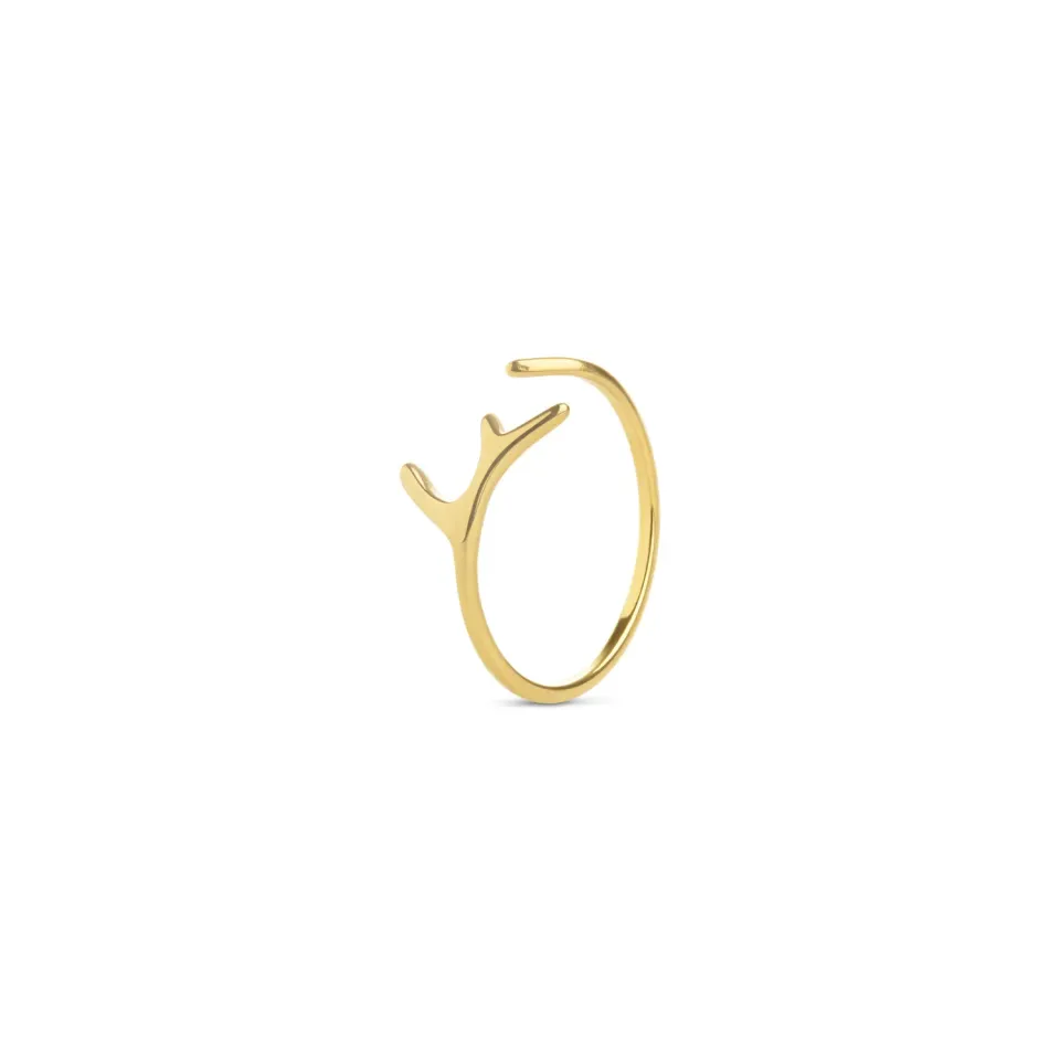 TIMI OF SWEDEN Janna ring gren sølv waterproof