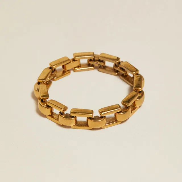 Orelia Vintage Chunky Open Chain armbånd