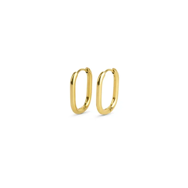 TIMI OF SWEDEN Pernille hoop øreringe sølv 20 mm